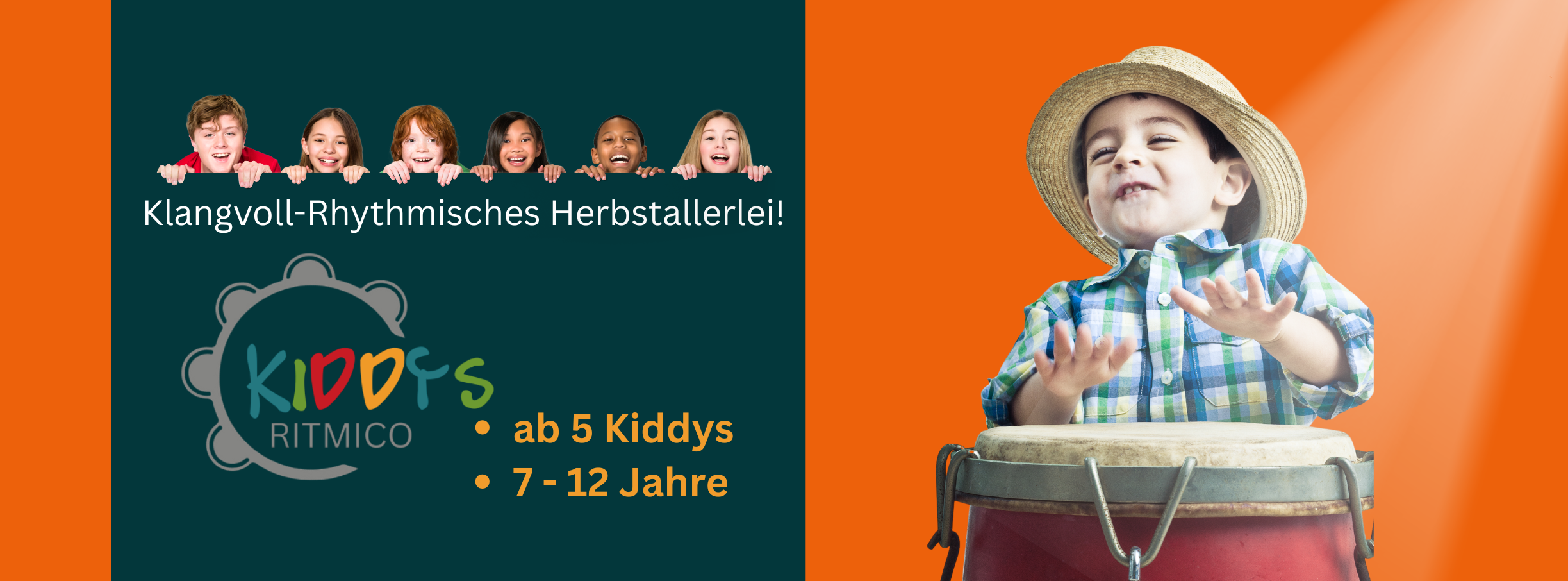 Klangvoll-Rhythmisches Herbstallerlei! Kiddys von 7 - 12 Jahren!